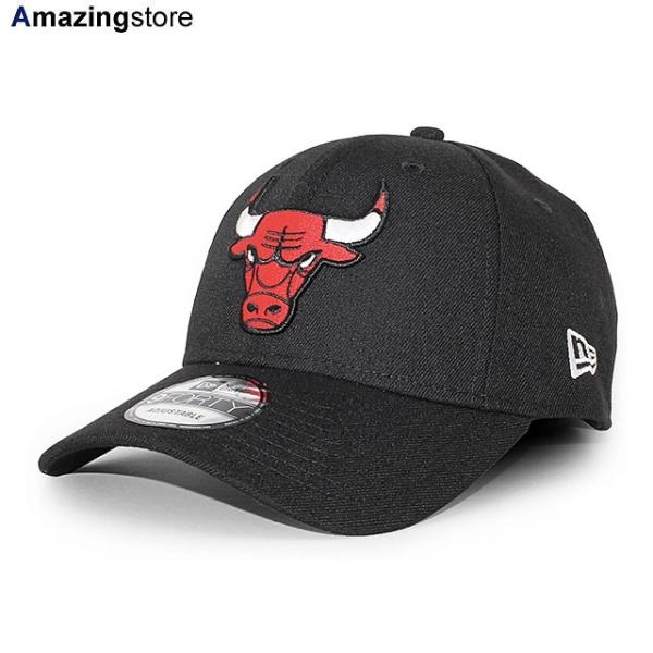 ニューエラ キャップ 9FORTY シカゴ ブルズ NBA TEAM COLOR ADJUSTABLE CAP BLACK
