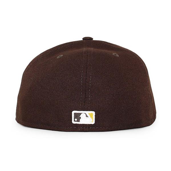 ニューエラ キャップ 59FIFTY サンディエゴ パドレス MLB ON FIELD AUTHENTIC GAME FITTED CAP BROWN