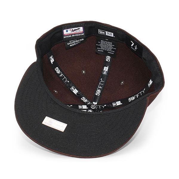 ニューエラ キャップ 59FIFTY サンディエゴ パドレス MLB ON FIELD AUTHENTIC GAME FITTED CAP BROWN