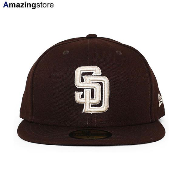ニューエラ キャップ 59FIFTY サンディエゴ パドレス MLB ON FIELD AUTHENTIC ALT FITTED CAP BROWN
