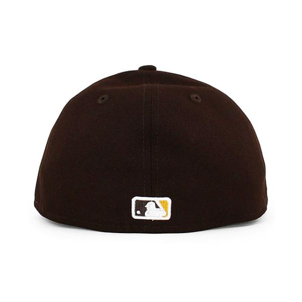 ニューエラ キャップ 59FIFTY サンディエゴ パドレス MLB ON-FIELD AUTHENTIC GAME LC LOW-CROWN FITTED CAP LP BROWN