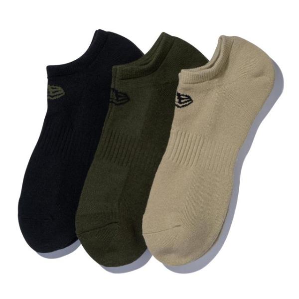 ニューエラソックス SHORT 3PAIRS MILITARY MULTI