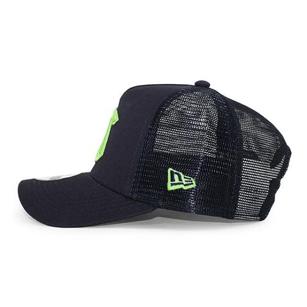 子供用 ニューエラ メッシュキャップ 9FORTY 東京ヤクルト スワローズ YOUTH NPB A-FRAME TRUCKER MESH CAP NAVY