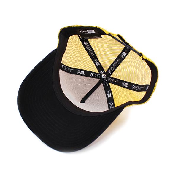 子供用 ニューエラ 9FORTY メッシュキャップ 阪神タイガース YOUTH NPB A-FRAME TRUCKER MESH CAP A GOLD