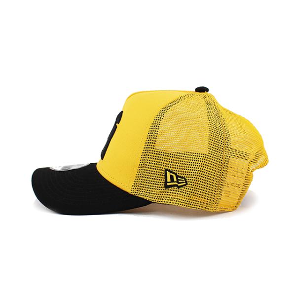 子供用 ニューエラ 9FORTY メッシュキャップ 阪神タイガース YOUTH NPB A-FRAME TRUCKER MESH CAP A GOLD