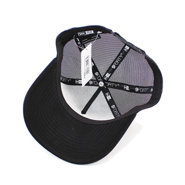 子供用 ニューエラ 9FORTY メッシュキャップ 福岡ソフトバンク ホークス YOUTH NPB A-FRAME TRUCKER MESH CAP BLACK