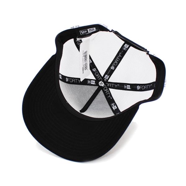 子供用 ニューエラ 9FORTY メッシュキャップ 千葉ロッテ マリーンズ YOUTH NPB A-FRAME TRUCKER MESH CAP BLACK