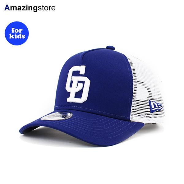 子供用 ニューエラ メッシュキャップ 9FORTY 中日ドラゴンズ YOUTH NPB A-FRAME TRUCKER MESH CAP DK ROYAL