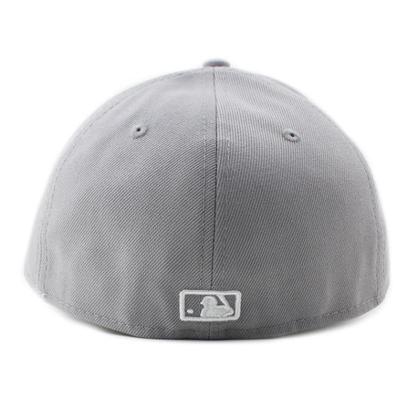 ニューエラ キャップ 59FIFTY ニューヨーク ヤンキース MLB TEAM BASIC LC LOW-CROWN FITTED CAP LP GREY