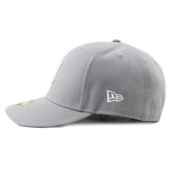 ニューエラ キャップ 59FIFTY ニューヨーク ヤンキース MLB TEAM BASIC LC LOW-CROWN FITTED CAP LP GREY