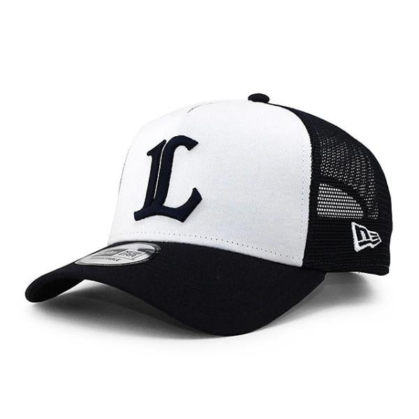 ニューエラ メッシュキャップ 9FORTY 埼玉西武ライオンズ NPB A-FRAME TRUCKER MESH CAP WHITE