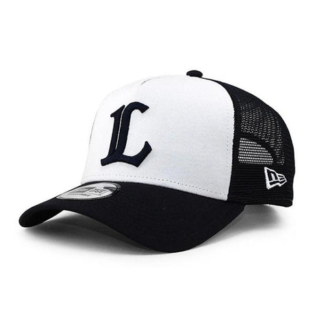 ニューエラ メッシュキャップ 9FORTY 埼玉西武ライオンズ NPB A-FRAME TRUCKER MESH CAP WHITE