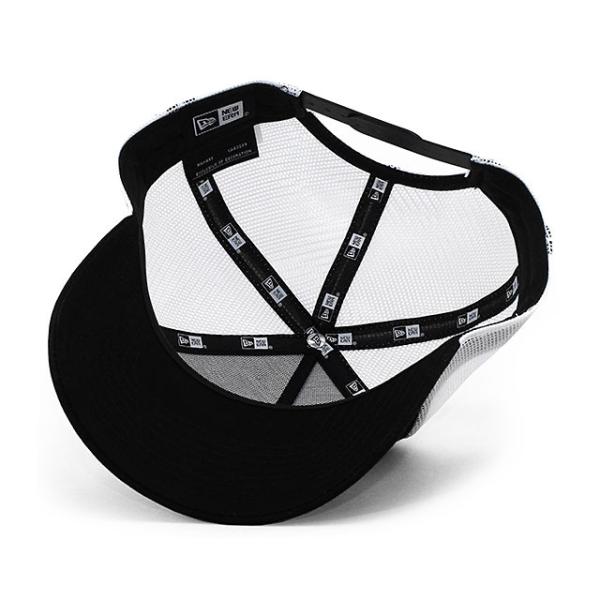 ニューエラ メッシュキャップ 9FORTY 千葉ロッテ マリーンズ NPB A-FRAME TRUCKER MESH CAP BLACK
