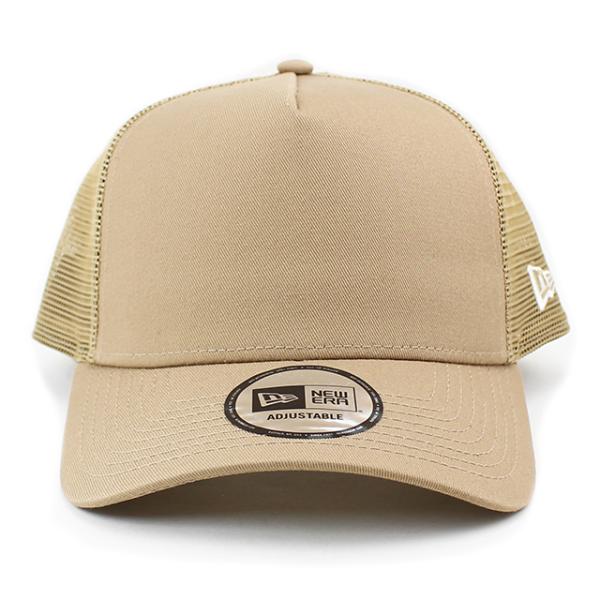 ニューエラ 9FORTY メッシュキャップ BLANK A-FRAME TRUCKER MESH CAP KHAKI
