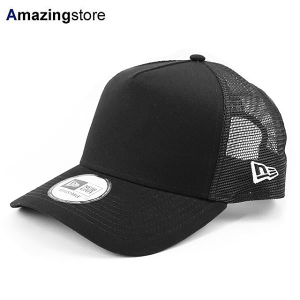 ニューエラ キャップ 9FORTY メッシュキャップ BLANK A-FRAME TRUCKER MESH CAP BLACK