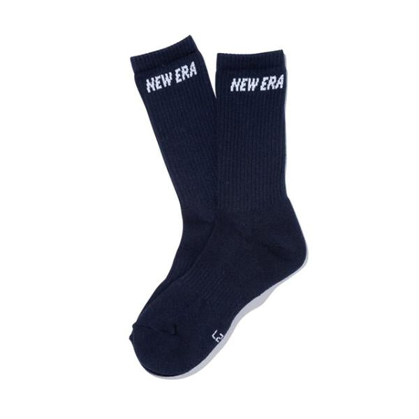 ニューエラ 靴下 SOCKS CREW 3PAIRS NAVY NEW ERA ソックス ネイビー 3ペア