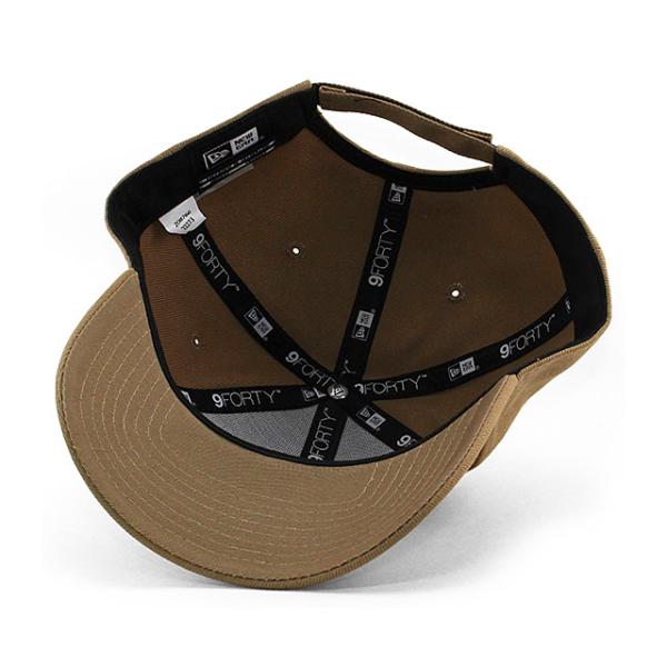 ニューエラ キャップ 9FORTY ストラップバック BLANK BASIC ADJUSTABLE STRAPBACK CAP KHAKI