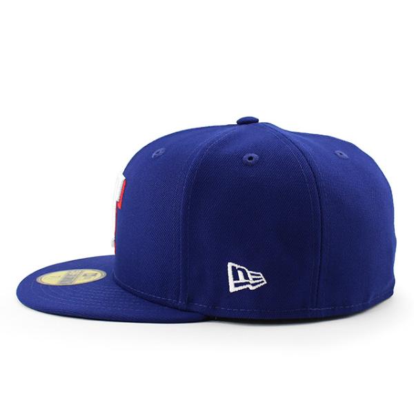 ニューエラ キャップ 59FIFTY テキサス レンジャーズ MLB ON-FIELD AUTHENTIC GAME FITTED CAP BLUE