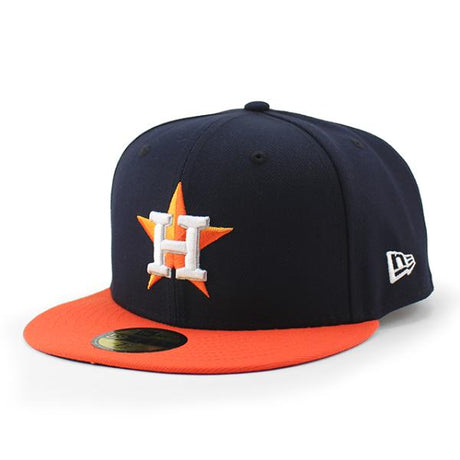 ニューエラ キャップ 59FIFTY ヒューストン アストロズ MLB ON-FIELD AUTHENTIC ROAD FITTED CAP NAVY
