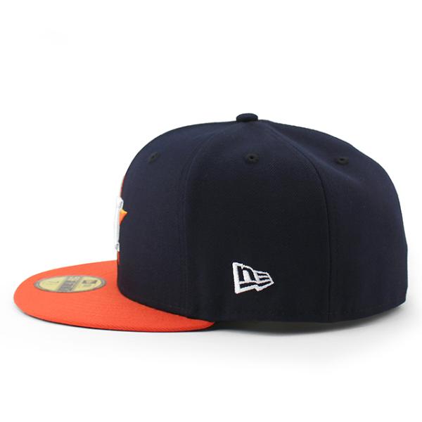 ニューエラ キャップ 59FIFTY ヒューストン アストロズ MLB ON-FIELD AUTHENTIC ROAD FITTED CAP NAVY