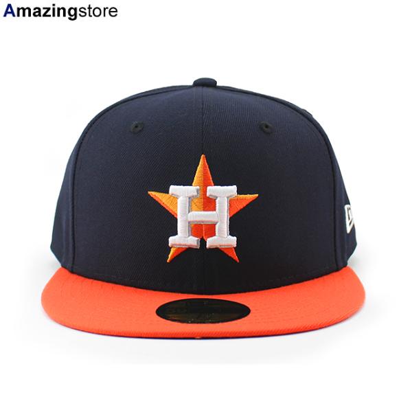 ニューエラ キャップ 59FIFTY ヒューストン アストロズ MLB ON-FIELD AUTHENTIC ROAD FITTED CAP NAVY