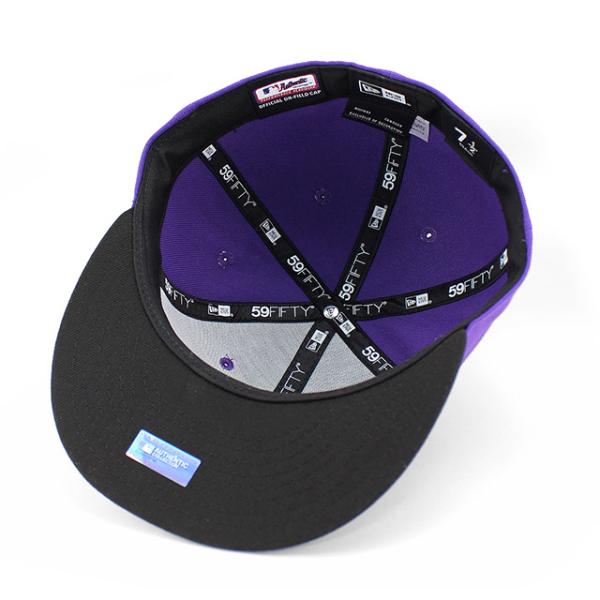 ニューエラ キャップ 59FIFTY コロラド ロッキーズ MLB ON-FIELD AUTHENTIC ALT-2 FITTED CAP PURPLE