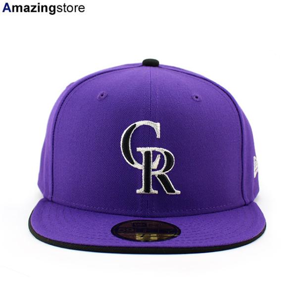 ニューエラ キャップ 59FIFTY コロラド ロッキーズ MLB ON-FIELD AUTHENTIC ALT-2 FITTED CAP PURPLE