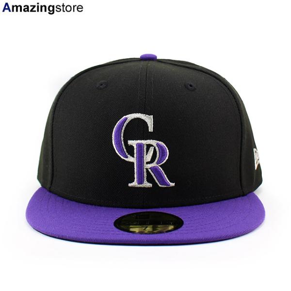 ニューエラ キャップ 59FIFTY コロラド ロッキーズ MLB ON-FIELD AUTHENTIC ALTERNATE FITTED CAP BLACK