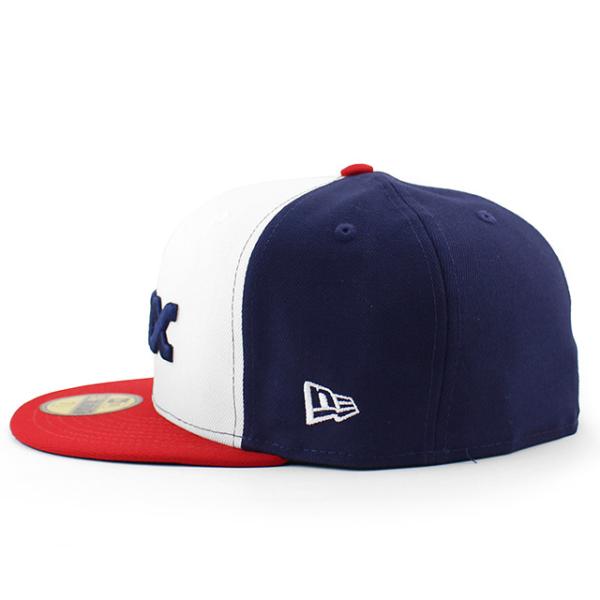 ニューエラ キャップ 59FIFTY シカゴ ホワイトソックス MLB ON-FIELD AUTHENTIC ALTERNATE FITTED CAP WHITE RED NAVY CHICAGO WHITE SOX