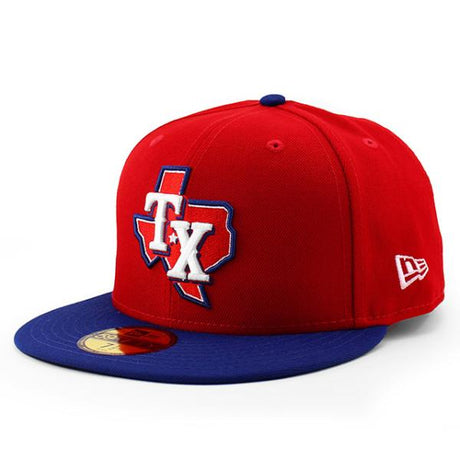 ニューエラ キャップ 59FIFTY テキサス レンジャーズ MLB ON-FIELD AUTHENTIC ALTERNATE 3 FITTED CAP RED ROYAL BLUE TEXAS RANGERS