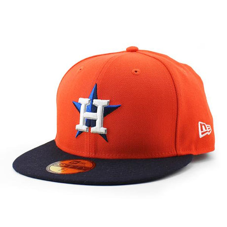ニューエラ キャップ 59FIFTY ヒューストン アストロズ MLB ON-FIELD AUTHENTIC ALTERNATE FITTED CAP ORANGE NAVY NEW ERA HOUSTON ASTROS