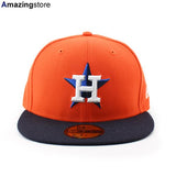 ニューエラ キャップ 59FIFTY ヒューストン アストロズ MLB ON-FIELD AUTHENTIC ALTERNATE FITTED CAP ORANGE NAVY NEW ERA HOUSTON ASTROS