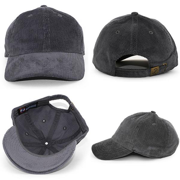 7色展開 ニューハッタン コーデュロイキャップ CORDUROY BLANK BASEBALL LOW PROFILE CAP NEWHATTAN 無地
