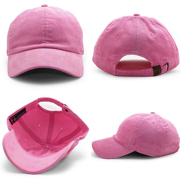 7色展開 ニューハッタン コーデュロイキャップ CORDUROY BLANK BASEBALL LOW PROFILE CAP NEWHATTAN 無地