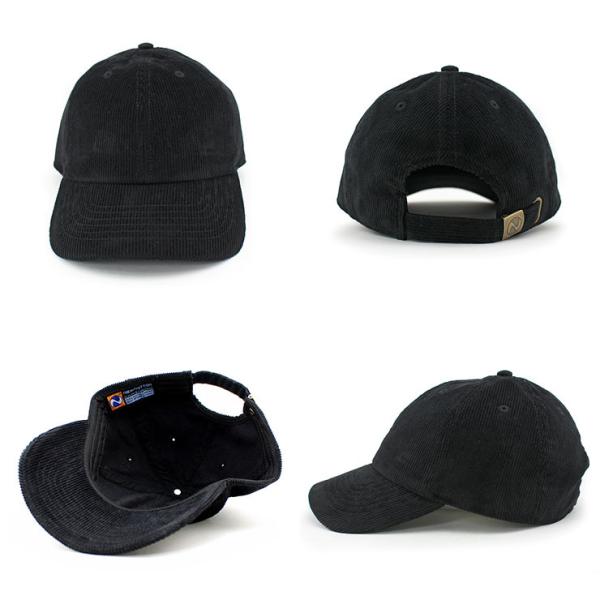 7色展開 ニューハッタン コーデュロイキャップ CORDUROY BLANK BASEBALL LOW PROFILE CAP NEWHATTAN 無地