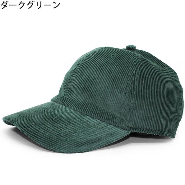 7色展開 ニューハッタン コーデュロイキャップ CORDUROY BLANK BASEBALL LOW PROFILE CAP NEWHATTAN 無地