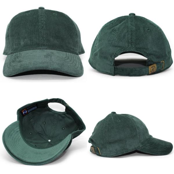 7色展開 ニューハッタン コーデュロイキャップ CORDUROY BLANK BASEBALL LOW PROFILE CAP NEWHATTAN 無地