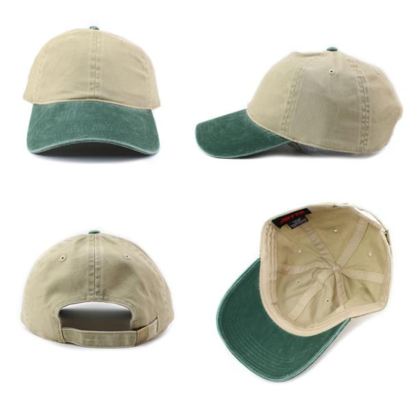 8色展開 オットー GARMENT WASHED PIGMENT DYED COTTON TWILL LOW PROFILE CAPS OTTO