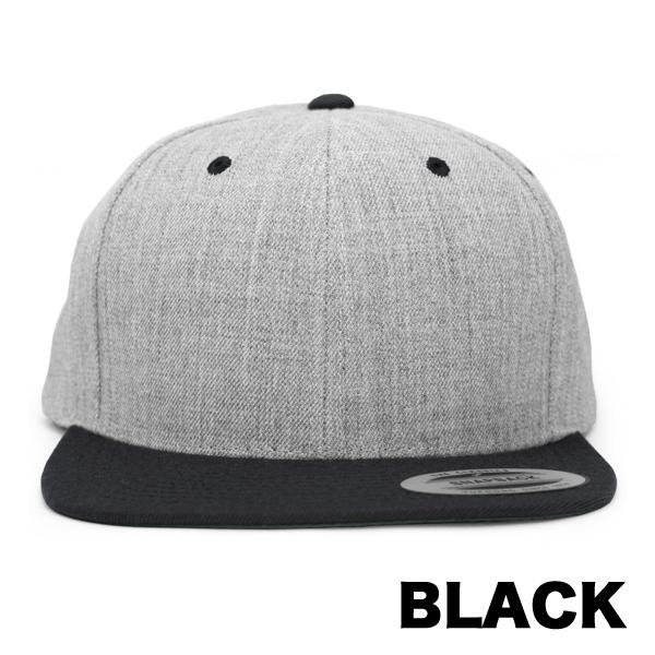 ユーポン フレックスフィット スナップバック PREMIUM CLASSIC 2-TONE BLANK SNAPBACK HEATHER GREY RED NAVY PURPLE ROYAL YUPOONG FLEXFIT