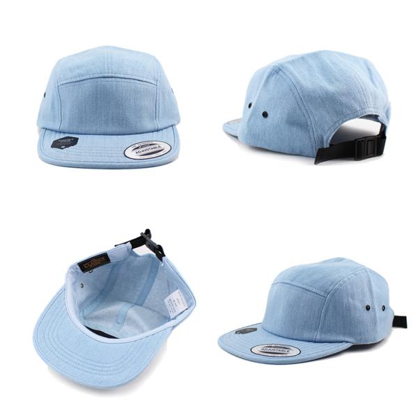 ユーポン フレックスフィット キャンプキャップ DENIM JOCKEY CAP YUPOONG FLEXFIT LIGHT BLUE NAVY DARK NAVY