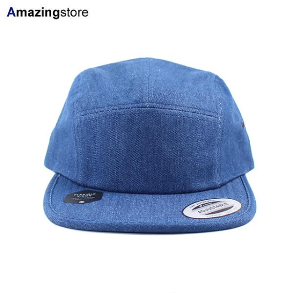 ユーポン フレックスフィット キャンプキャップ DENIM JOCKEY CAP YUPOONG FLEXFIT LIGHT BLUE NAVY DARK NAVY