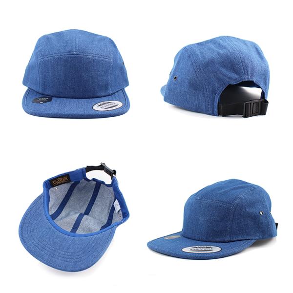 ユーポン フレックスフィット キャンプキャップ DENIM JOCKEY CAP YUPOONG FLEXFIT LIGHT BLUE NAVY DARK NAVY