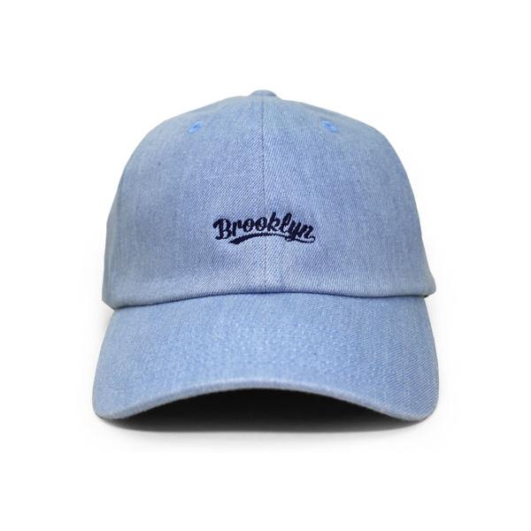 7ユニオン BROOKLYN BENT STRAPBACK WASH DENIM 7ユニオン ストラップバック ロープロファイルキャップ LOW PROFILE DAD HAT