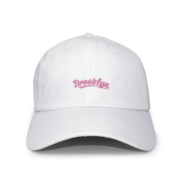 7ユニオン BROOKLYN BENT STRAPBACK WHITE-PINK 7UNION ロープロファイルキャップ LOW PROFILE