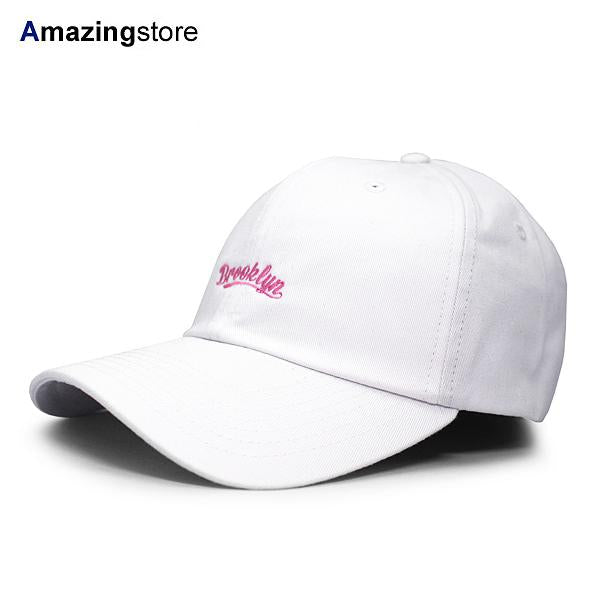 7ユニオン BROOKLYN BENT STRAPBACK WHITE-PINK 7UNION ロープロファイルキャップ LOW PROFILE