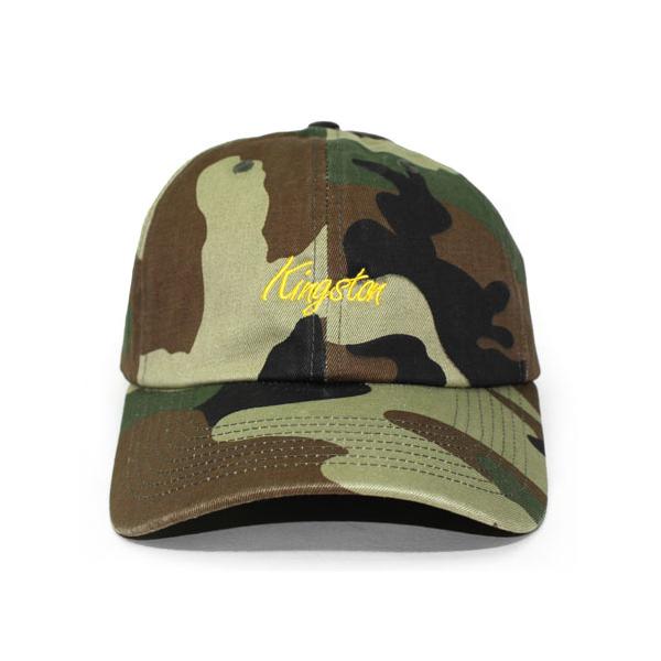 7ユニオン KINGSTON BENT STRAPBACK WOODLAND CAMO 7ユニオン ストラップバック ロープロファイルキャップ LOW PROFILE DAD HAT
