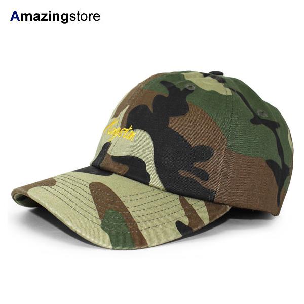 7ユニオン KINGSTON BENT STRAPBACK WOODLAND CAMO 7ユニオン ストラップバック ロープロファイルキャップ LOW PROFILE DAD HAT