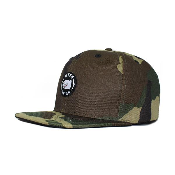 7ユニオン 7S BULLET SNAPBACK/WOODLAND CAMO 7ユニオン スナップバックキャップ