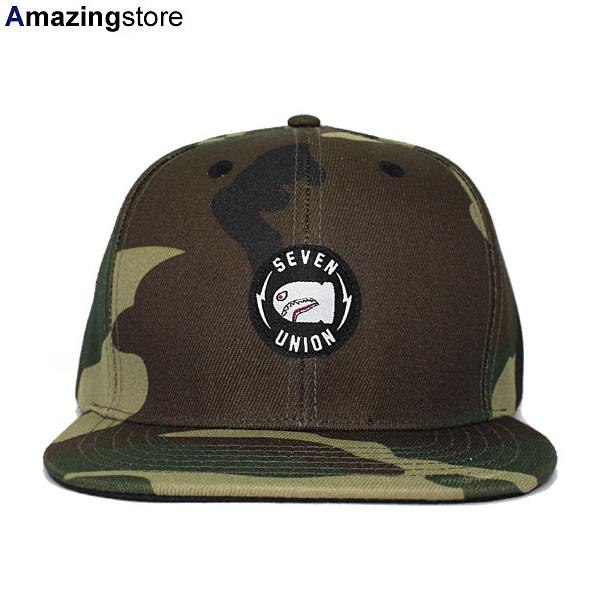 7ユニオン 7S BULLET SNAPBACK/WOODLAND CAMO 7ユニオン スナップバックキャップ