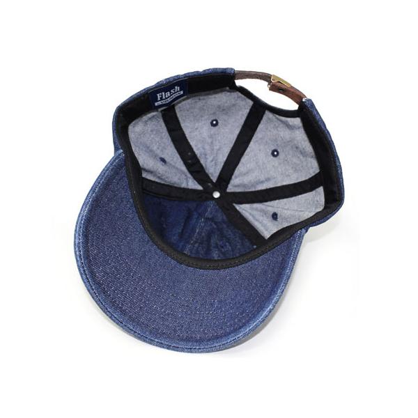 7ユニオン CALIF BENT STRAPBACK INDIGO DENIM 7ユニオン ストラップバック ロープロファイルキャップ LOW PROFILE DAD HAT